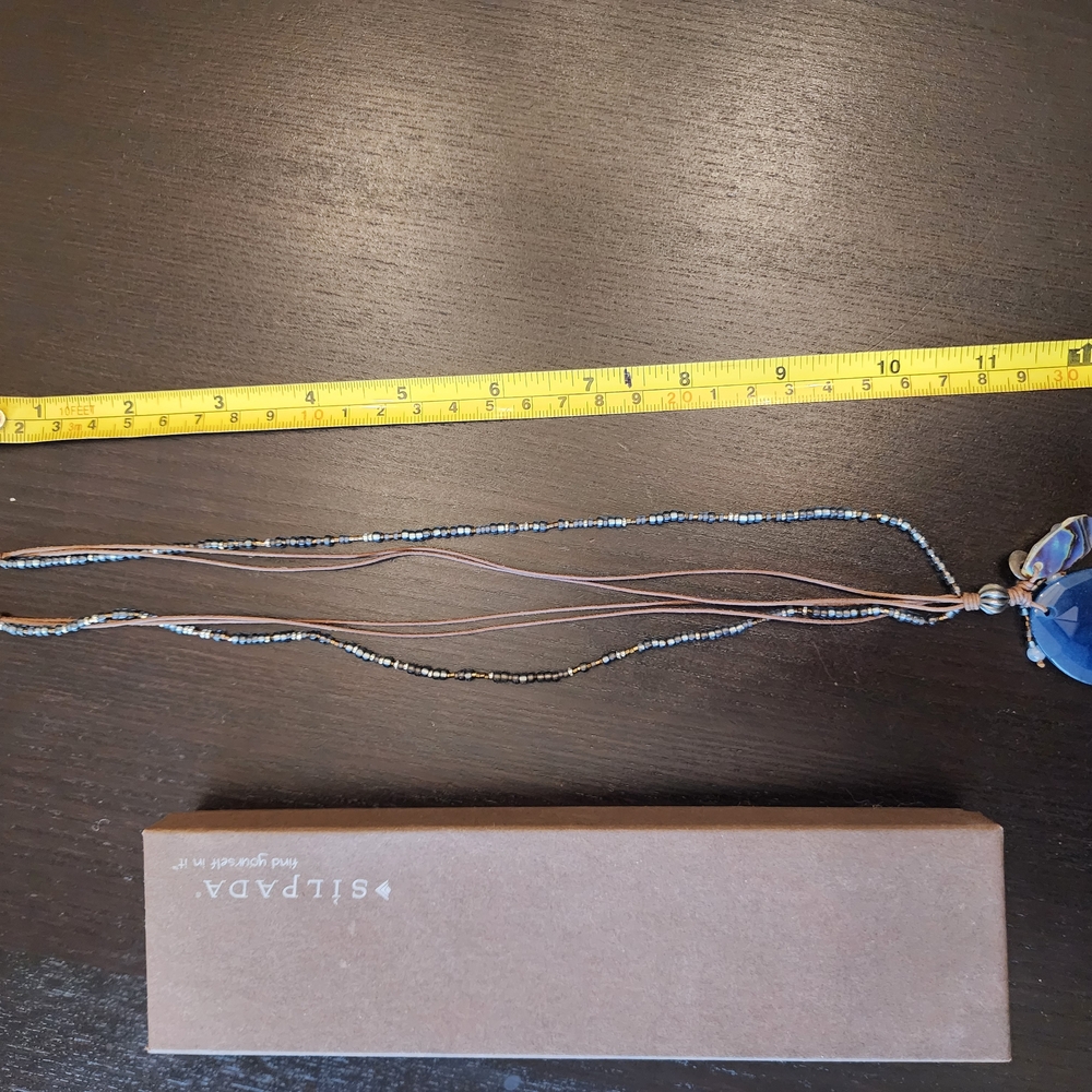 Silpada Blue Beaded Necklace